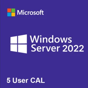 Licença Windows Server CAL User 2022 COEM Brasil (Pacote com 5 Usuários) - R18-06461